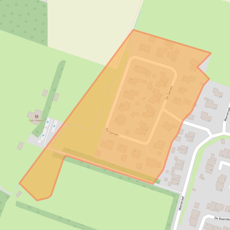 Kaart van postcodegebied 7871PX.