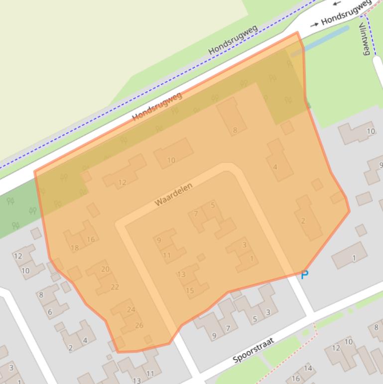 Kaart van postcodegebied 7872PW.