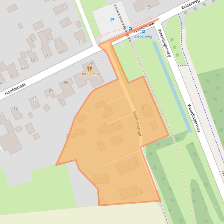 Kaart van postcodegebied 7872RD.