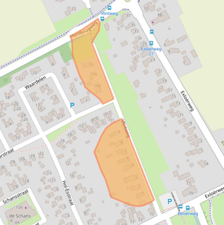 Kaart van postcodegebied 7872RE.