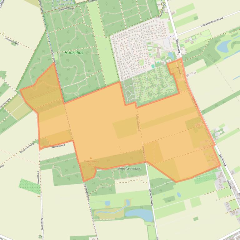 Kaart van postcodegebied 7872RH.