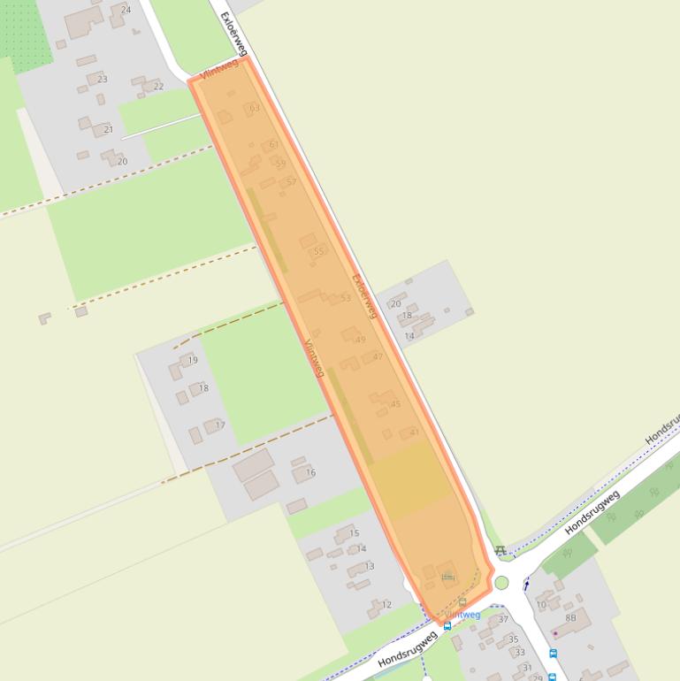 Kaart van postcodegebied 7872RM.