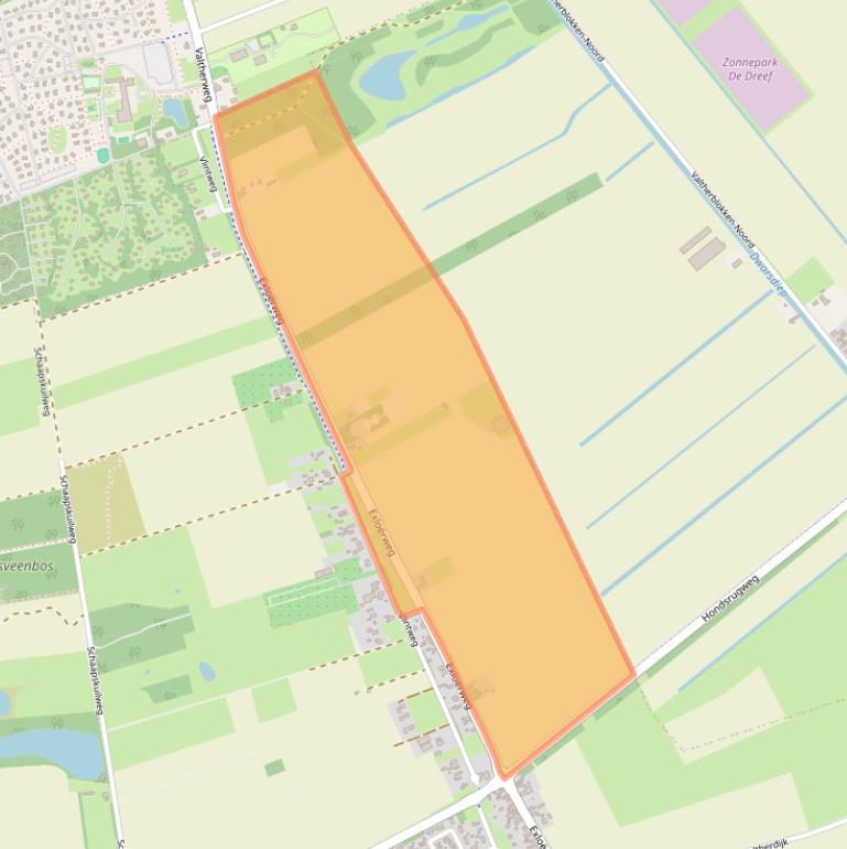Kaart van postcodegebied 7872RP.