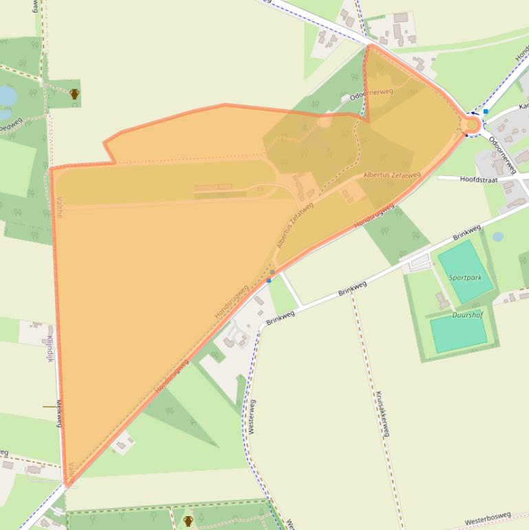 Kaart van postcodegebied 7872TA.