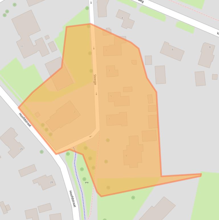 Kaart van postcodegebied 7873BJ.