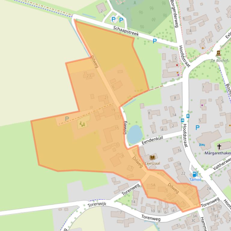 Kaart van postcodegebied 7873BN.