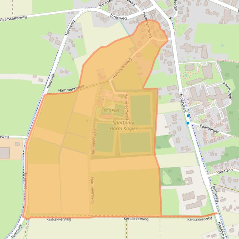 Kaart van postcodegebied 7873BR.