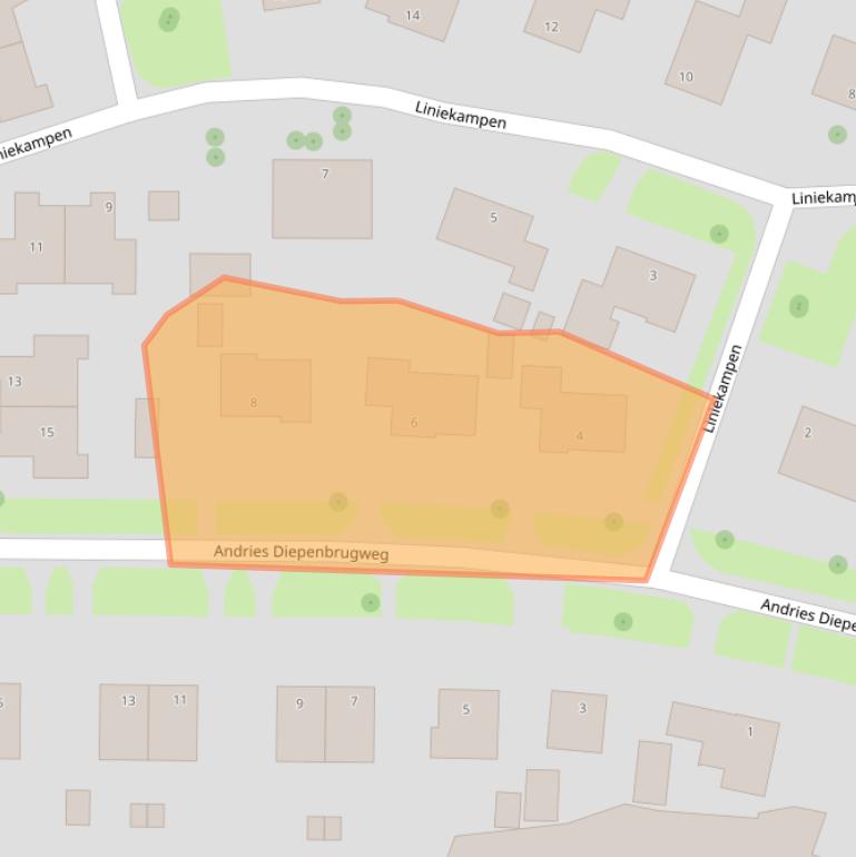 Kaart van postcodegebied 7873BZ.