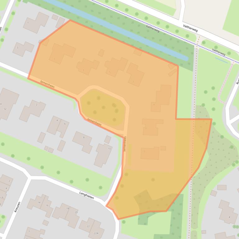 Kaart van postcodegebied 7873CE.