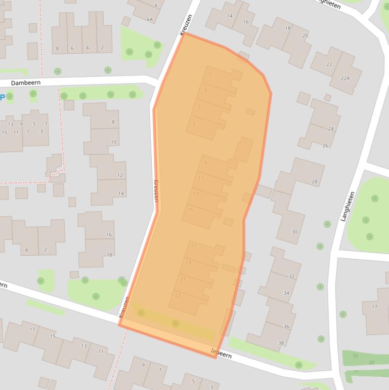 Kaart van postcodegebied 7873CH.