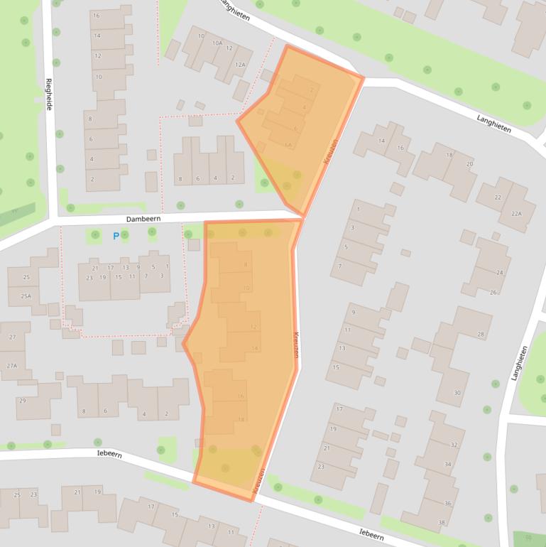 Kaart van postcodegebied 7873CJ.