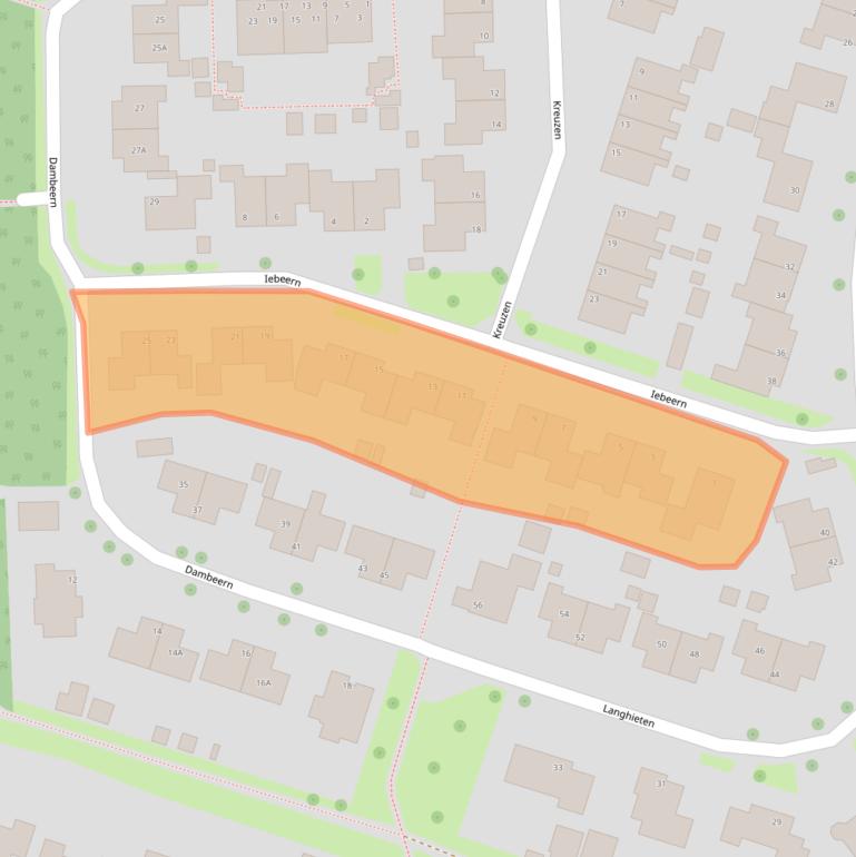 Kaart van postcodegebied 7873CK.