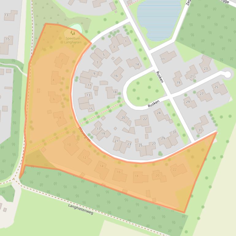 Kaart van postcodegebied 7873DH.