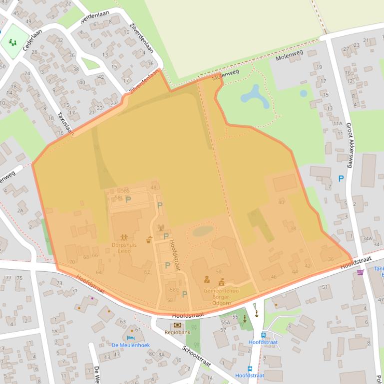 Kaart van postcodegebied 7875AD.