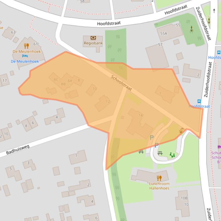 Kaart van postcodegebied 7875AG.