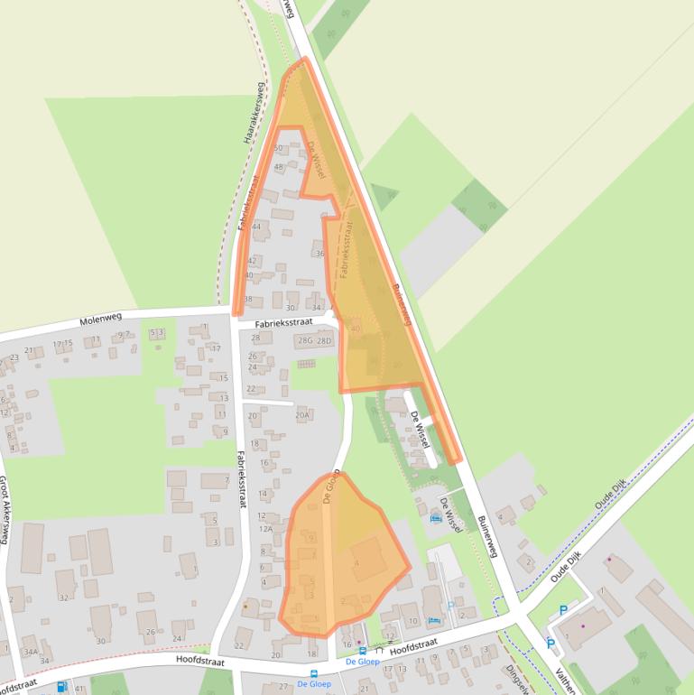 Kaart van postcodegebied 7875AJ.