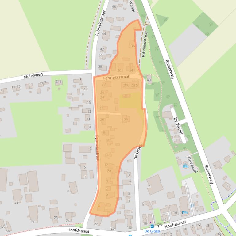 Kaart van postcodegebied 7875AL.