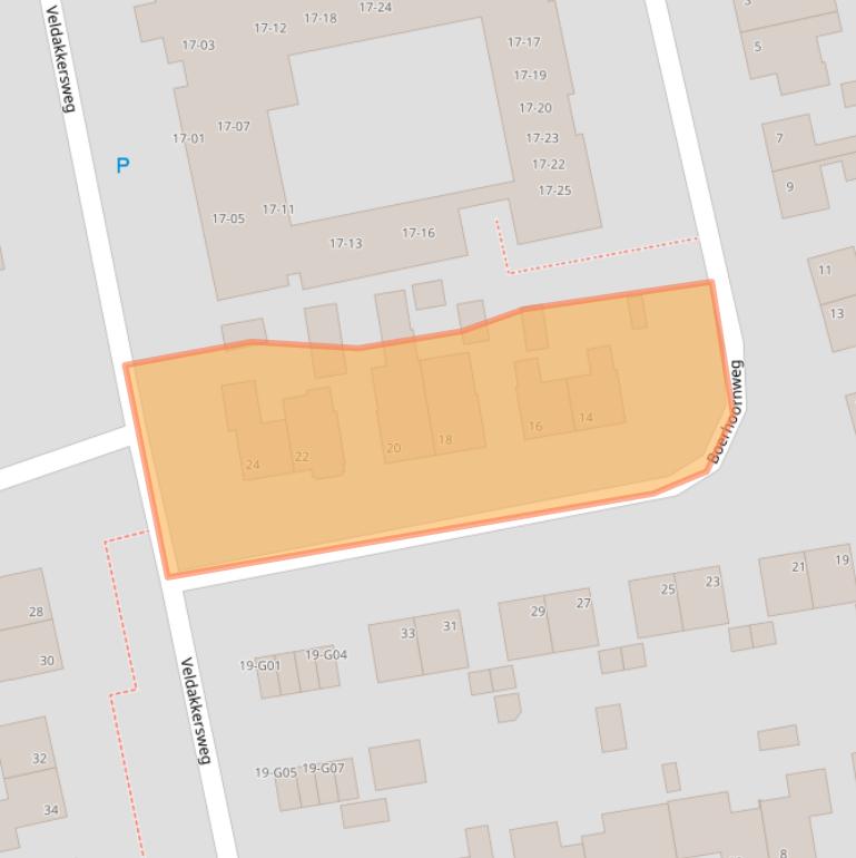 Kaart van postcodegebied 7875BH.