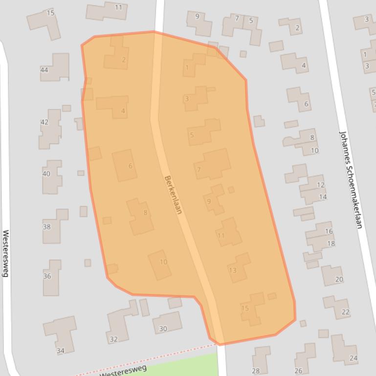 Kaart van postcodegebied 7875BL.