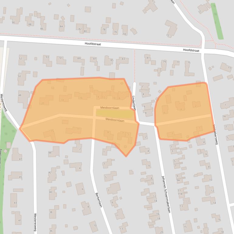 Kaart van postcodegebied 7875BM.