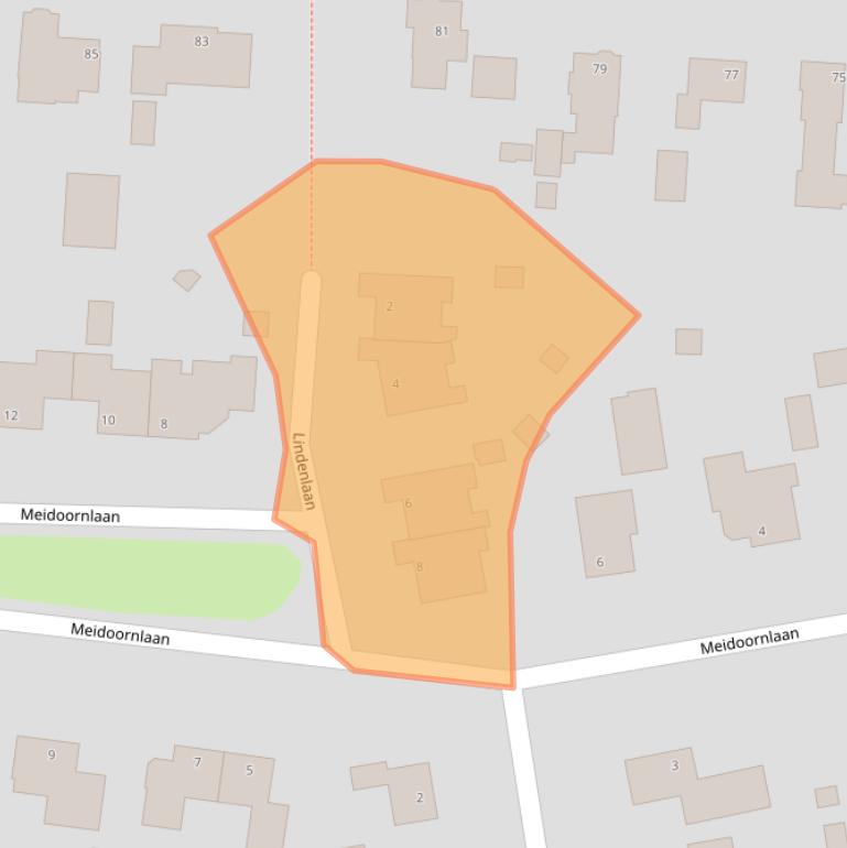 Kaart van postcodegebied 7875BN.