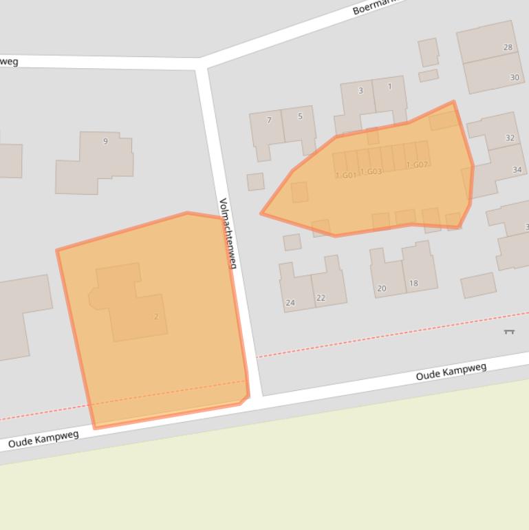 Kaart van postcodegebied 7875BZ.