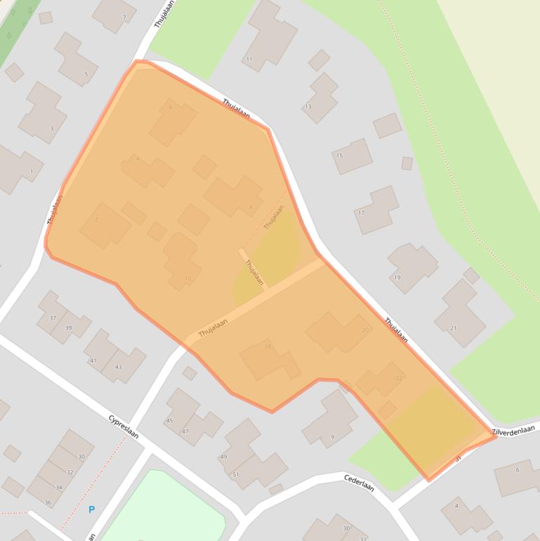 Kaart van postcodegebied 7875EP.