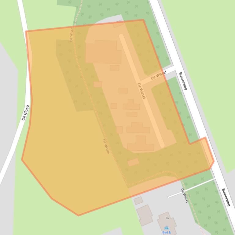 Kaart van postcodegebied 7875TD.