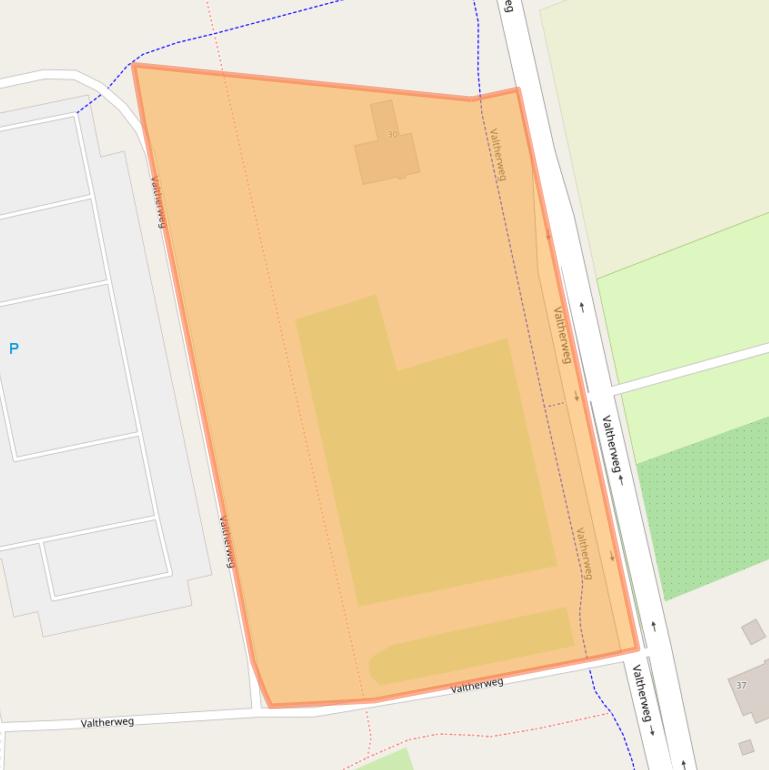 Kaart van postcodegebied 7875TG.