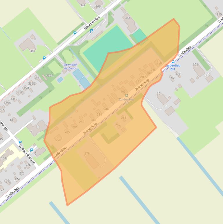 Kaart van postcodegebied 7876AP.