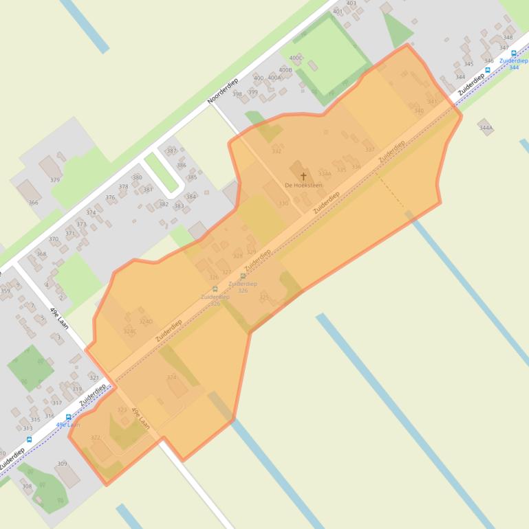 Kaart van postcodegebied 7876AS.