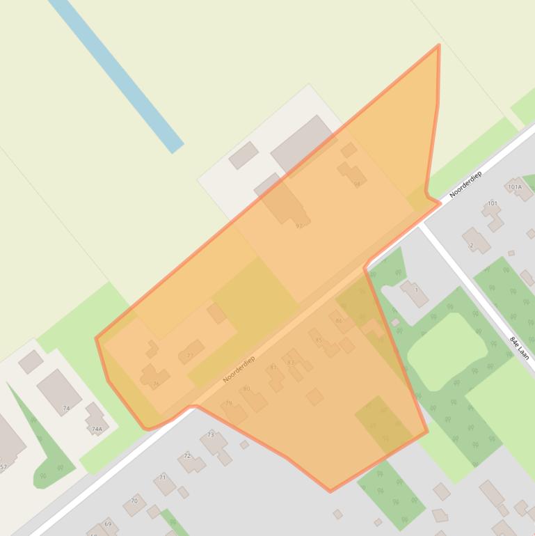 Kaart van postcodegebied 7876CD.