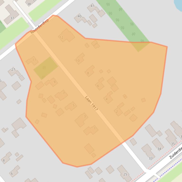 Kaart van postcodegebied 7876GG.