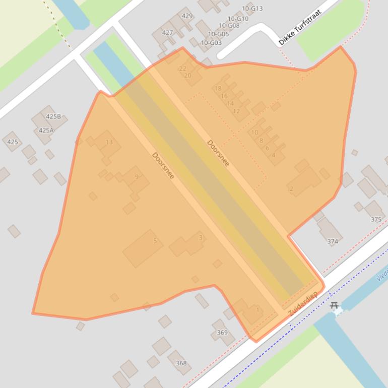 Kaart van postcodegebied 7876HD.