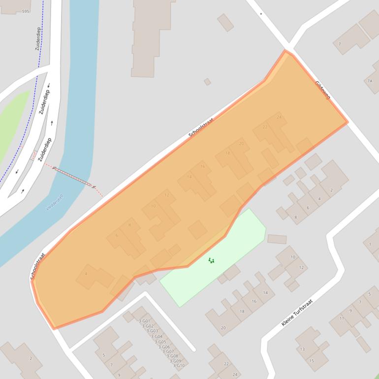 Kaart van postcodegebied 7876HN.