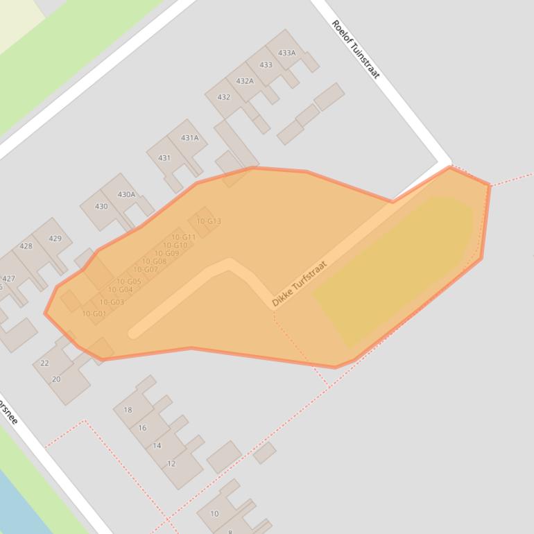 Kaart van postcodegebied 7876HT.