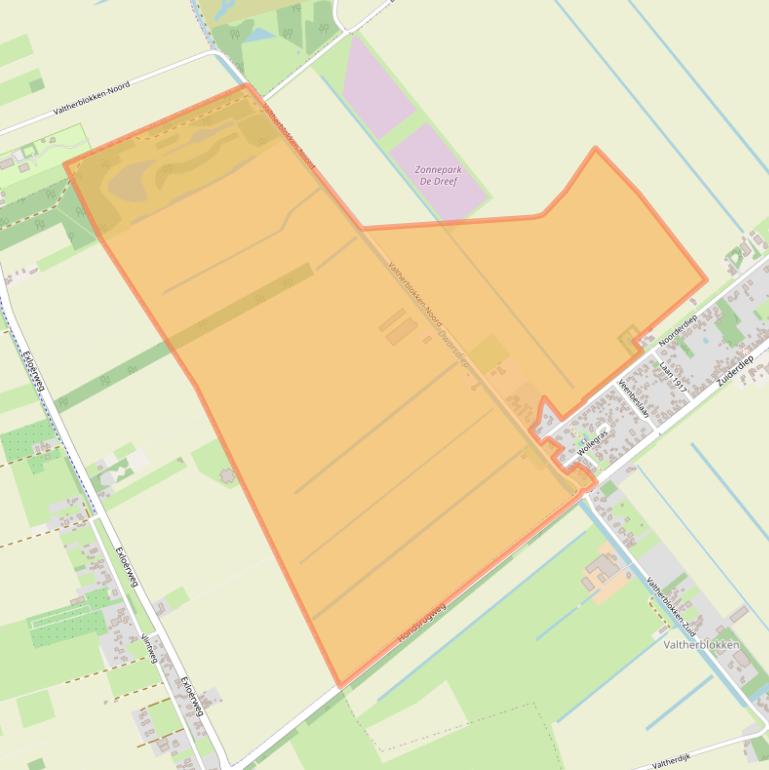 Kaart van postcodegebied 7876TD.