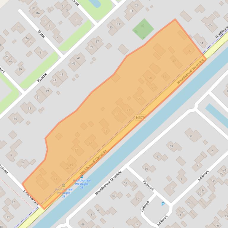 Kaart van postcodegebied 7881AC.