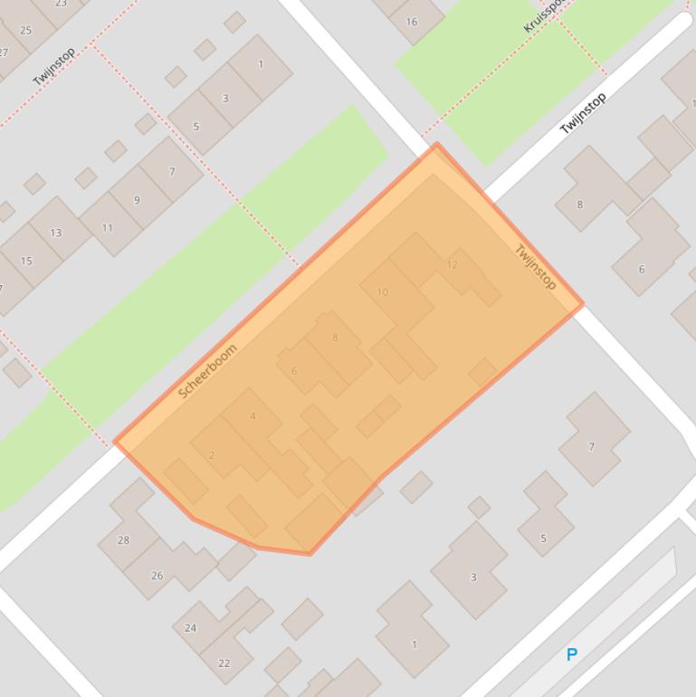 Kaart van postcodegebied 7881AW.