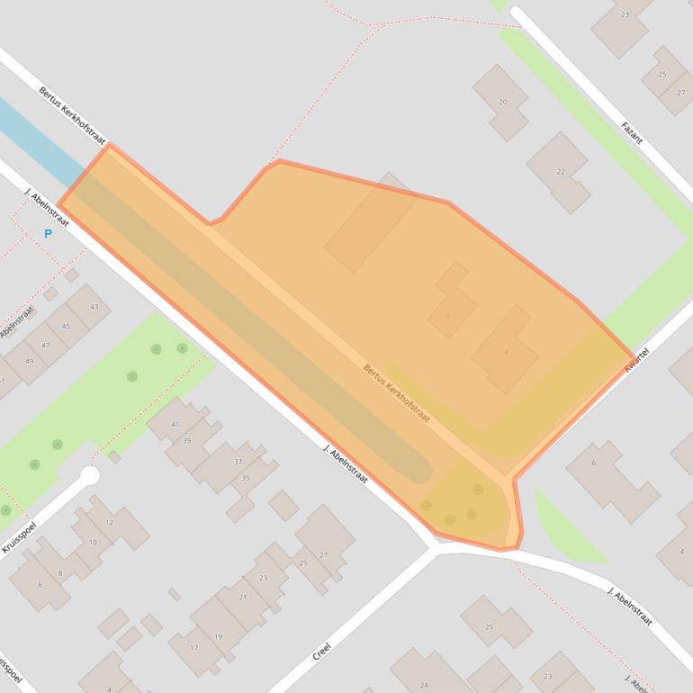 Kaart van postcodegebied 7881AX.