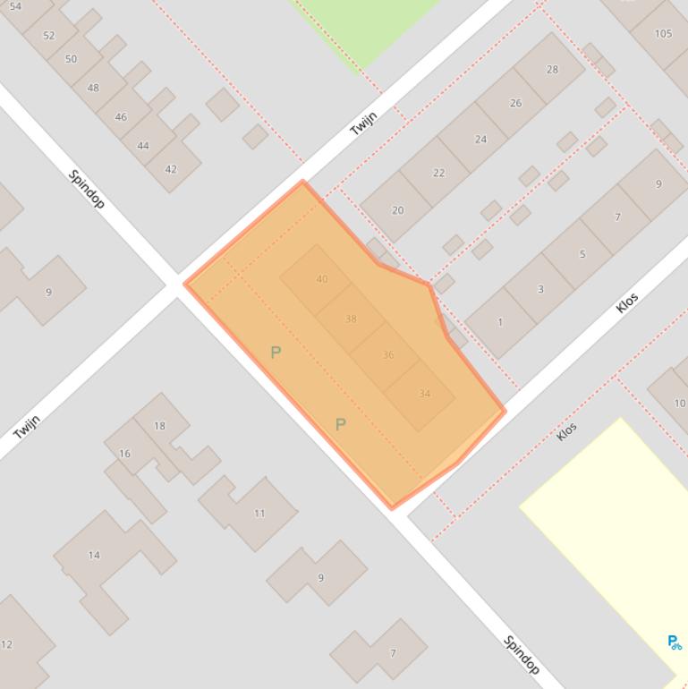 Kaart van postcodegebied 7881CC.