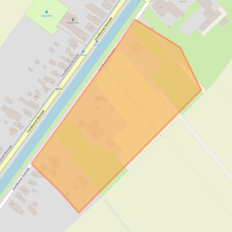 Kaart van postcodegebied 7881CP.