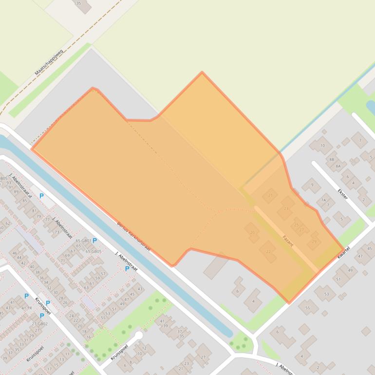 Kaart van postcodegebied 7881DB.