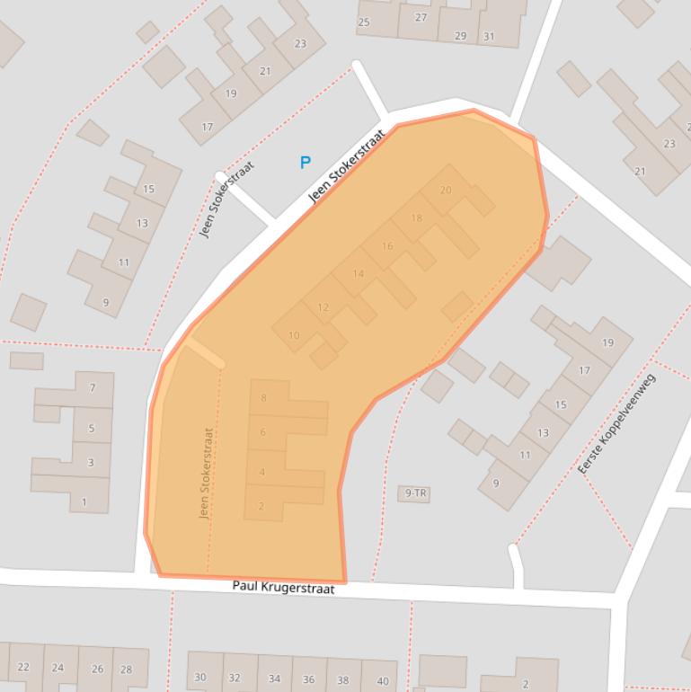 Kaart van postcodegebied 7881GD.