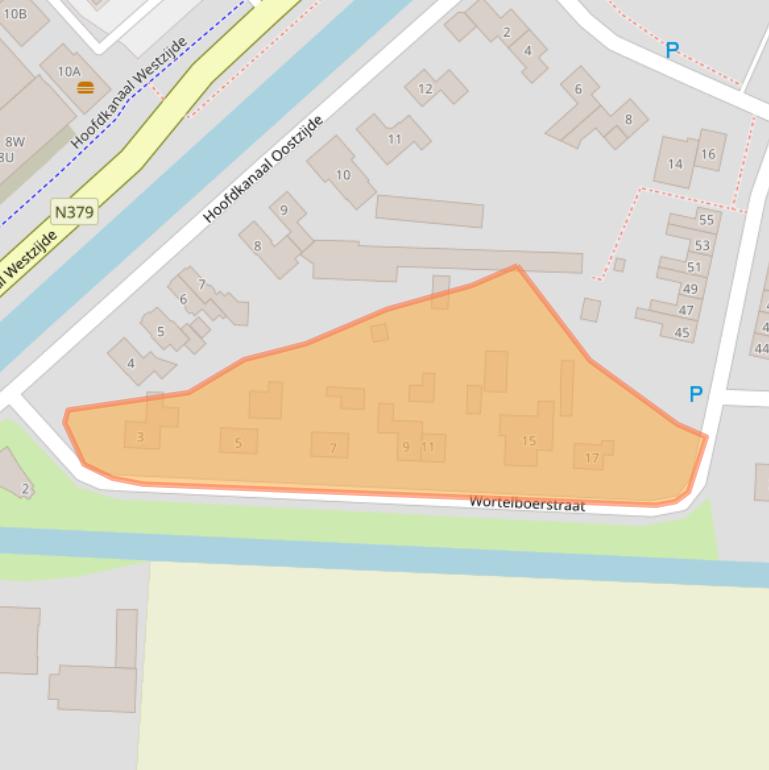 Kaart van postcodegebied 7881GE.
