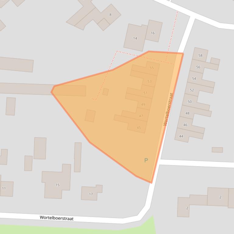 Kaart van postcodegebied 7881GG.