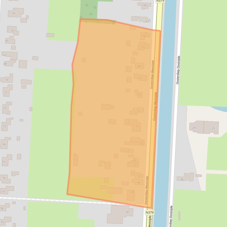 Kaart van postcodegebied 7881GN.