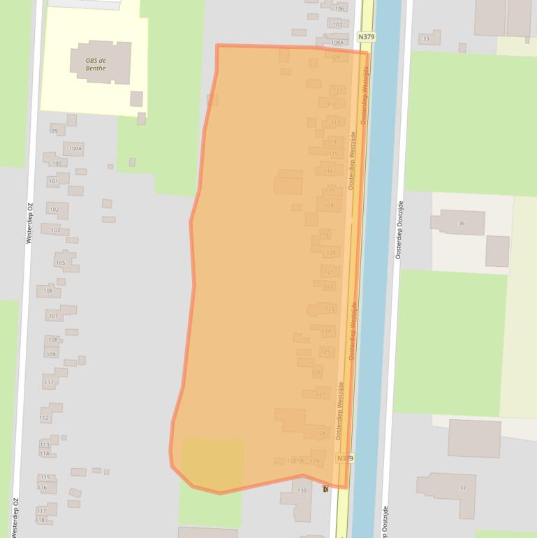 Kaart van postcodegebied 7881GR.