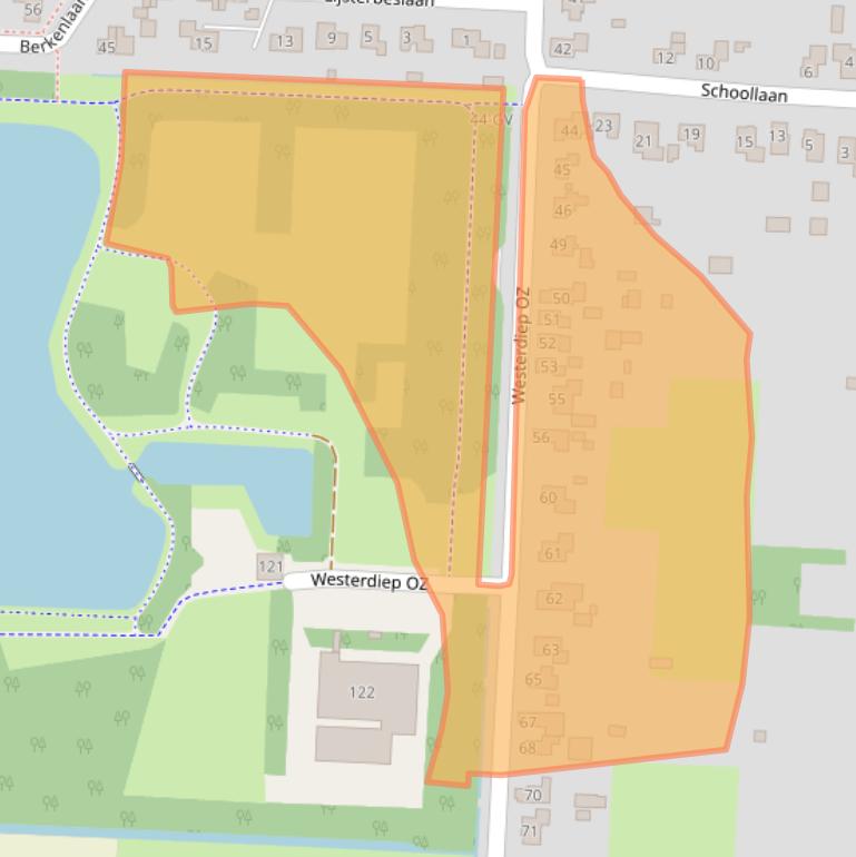 Kaart van postcodegebied 7881HD.