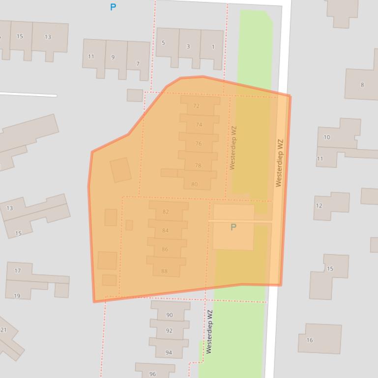 Kaart van postcodegebied 7881HJ.